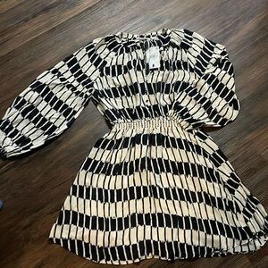 Midi long sleeve dress